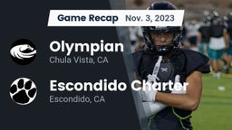 Recap: Olympian  vs. Escondido Charter  2023