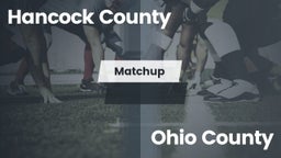 Matchup: Hancock County vs. Ohio County  2016