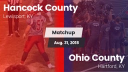 Matchup: Hancock County vs. Ohio County  2018