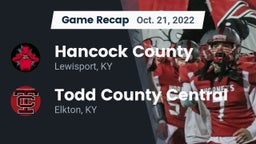 Recap: Hancock County  vs. Todd County Central  2022