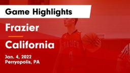 Frazier  vs California  Game Highlights - Jan. 4, 2022
