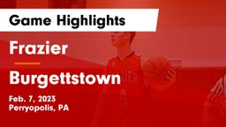 Frazier  vs Burgettstown  Game Highlights - Feb. 7, 2023