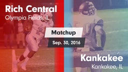 Matchup: Rich Central vs. Kankakee  2016