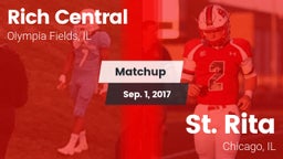 Matchup: Rich Central vs. St. Rita  2017