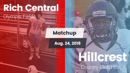 Matchup: Rich Central vs. Hillcrest  2018