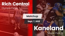 Matchup: Rich Central vs. Kaneland  2018