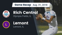 Recap: Rich Central  vs. Lemont  2018