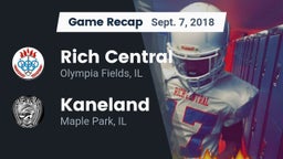 Recap: Rich Central  vs. Kaneland  2018