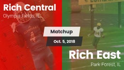 Matchup: Rich Central vs. Rich East  2018