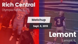 Matchup: Rich Central vs. Lemont  2019