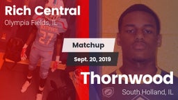 Matchup: Rich Central vs. Thornwood  2019