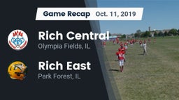 Recap: Rich Central  vs. Rich East  2019