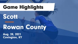Scott  vs Rowan County  Game Highlights - Aug. 28, 2021