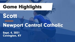 Scott  vs Newport Central Catholic  Game Highlights - Sept. 4, 2021
