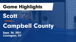 Scott  vs Campbell County  Game Highlights - Sept. 30, 2021