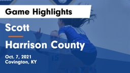 Scott  vs Harrison County  Game Highlights - Oct. 7, 2021
