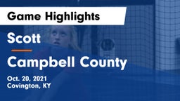 Scott  vs Campbell County  Game Highlights - Oct. 20, 2021