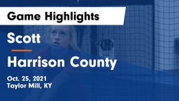 Scott  vs Harrison County  Game Highlights - Oct. 25, 2021