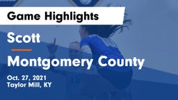 Scott  vs Montgomery County  Game Highlights - Oct. 27, 2021