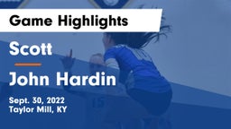 Scott  vs John Hardin Game Highlights - Sept. 30, 2022