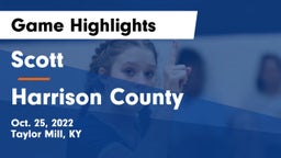 Scott  vs Harrison County  Game Highlights - Oct. 25, 2022
