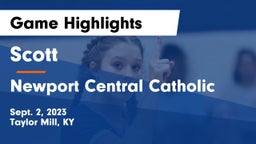Scott  vs Newport Central Catholic  Game Highlights - Sept. 2, 2023