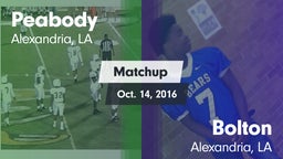 Matchup: Peabody vs. Bolton  2016
