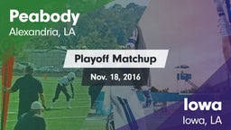 Matchup: Peabody vs. Iowa  2016