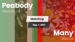 Matchup: Peabody vs. Many  2017