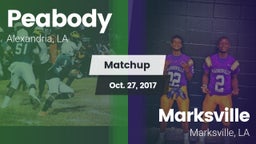 Matchup: Peabody vs. Marksville  2017