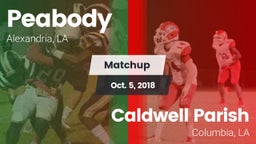 Matchup: Peabody vs. Caldwell Parish  2018