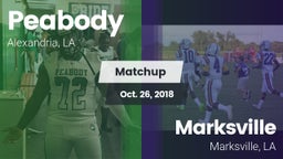 Matchup: Peabody vs. Marksville  2018
