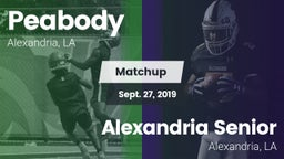 Matchup: Peabody vs. Alexandria Senior  2019