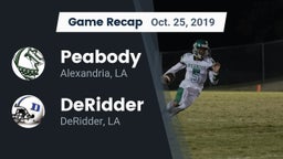 Recap: Peabody  vs. DeRidder  2019
