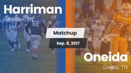 Matchup: Harriman vs. Oneida  2017
