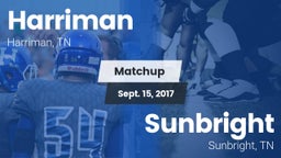 Matchup: Harriman vs. Sunbright  2017