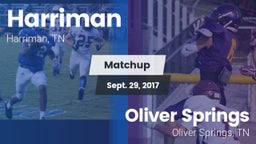 Matchup: Harriman vs. Oliver Springs  2017