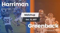 Matchup: Harriman vs. Greenback  2017