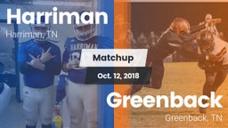 Matchup: Harriman vs. Greenback  2018