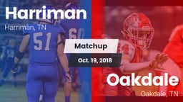 Matchup: Harriman vs. Oakdale  2018