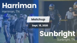 Matchup: Harriman vs. Sunbright  2020