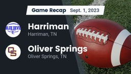 Recap: Harriman  vs. Oliver Springs  2023