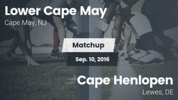 Matchup: Lower Cape May vs. Cape Henlopen  2016