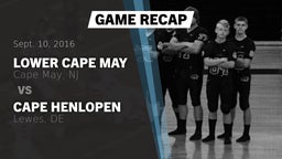 Recap: Lower Cape May  vs. Cape Henlopen  2016