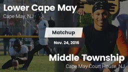 Matchup: Lower Cape May vs. Middle Township  2016