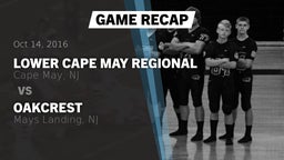 Recap: Lower Cape May Regional  vs. Oakcrest  2016