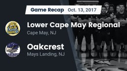 Recap: Lower Cape May Regional  vs. Oakcrest  2017