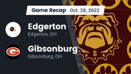 Recap: Edgerton  vs. Gibsonburg  2022