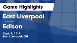East Liverpool  vs Edison  Game Highlights - Sept. 9, 2019