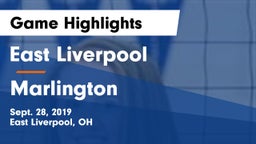 East Liverpool  vs Marlington  Game Highlights - Sept. 28, 2019